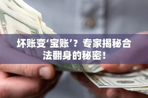 北京坏账变‘宝账’？专家揭秘合法翻身的秘密！