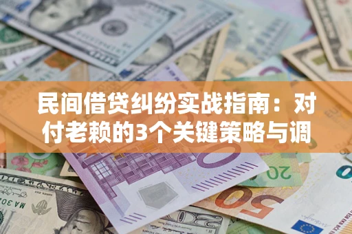 北京民间借贷纠纷实战指南：对付老赖的3个关键策略与调解盲区解析