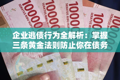 北京企业逃债行为全解析：掌握三条黄金法则防止你在债务乱局中“踩雷”