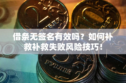北京借条无签名有效吗？如何补救补救失败风险技巧！